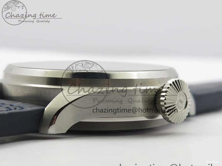 MIROTIME 0202 Supportive Big Pilot IW501008 “Boutique London” SS ZF Best Edition Blue Dial on Blue Leather Strap A 7106